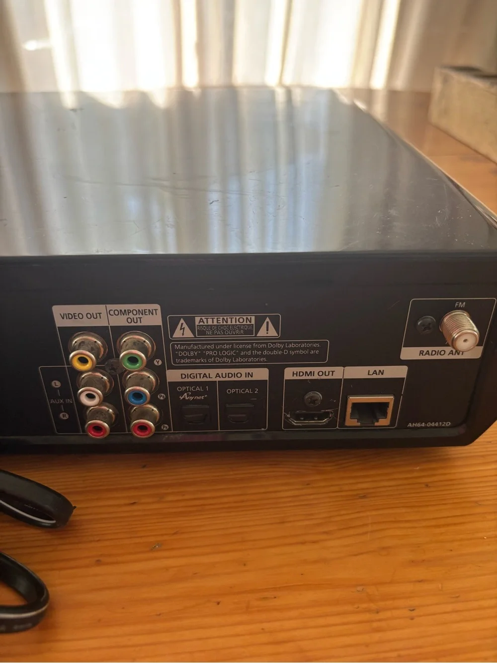 SAMSUNG HT-BD2ET 5.1CH BLUERAY/DVD 800WT FM/AM HOME THEATER Tested/Working